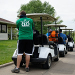 Golf Carts used at the Glass Blown Open