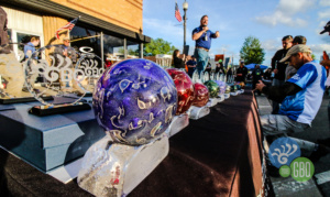 Glass Blown Open Trophies